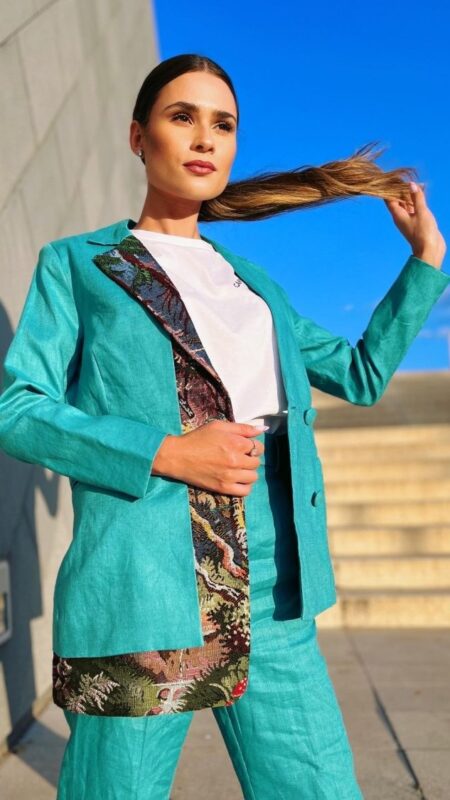 LINEN RIVER blazer