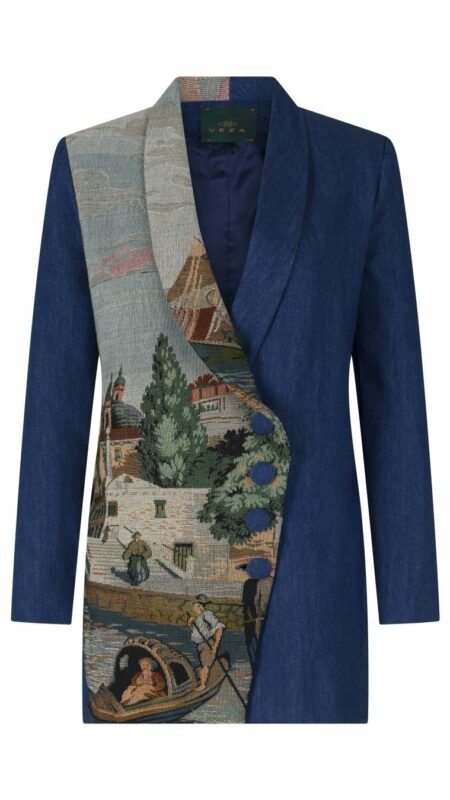 DENIM BLAZER indigo dress