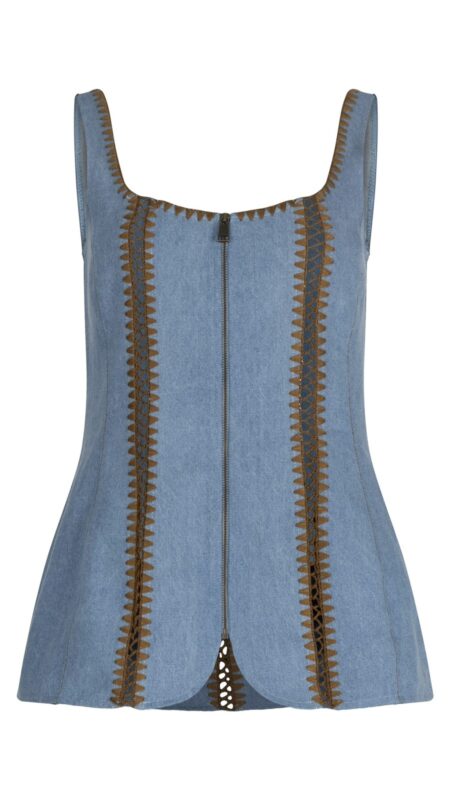 DENIM MOCHA light top