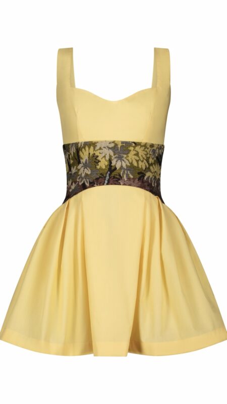 BUTTER YELLOW mini DRESS