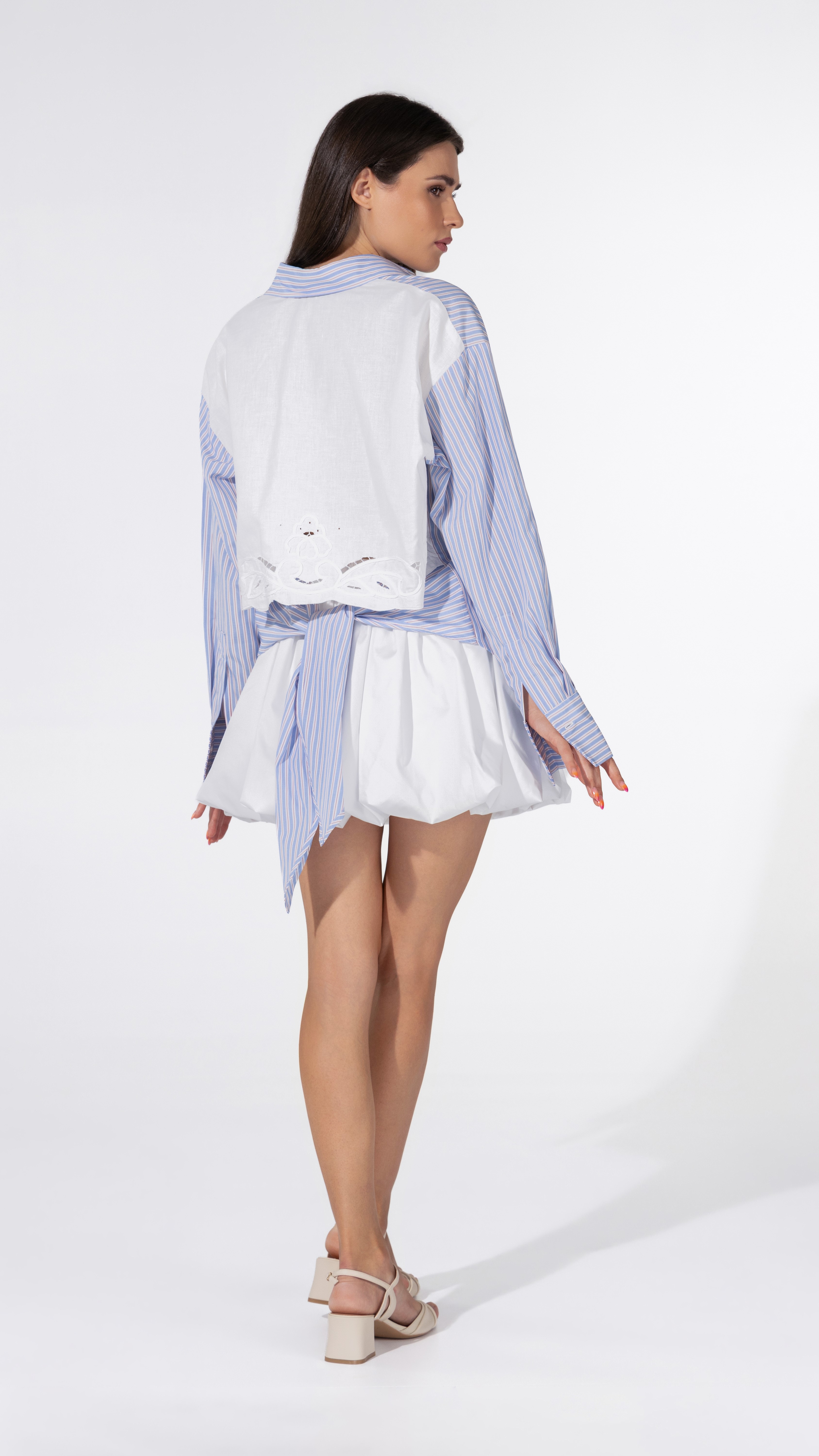 BLOOM mini white SKIRT - Image 2