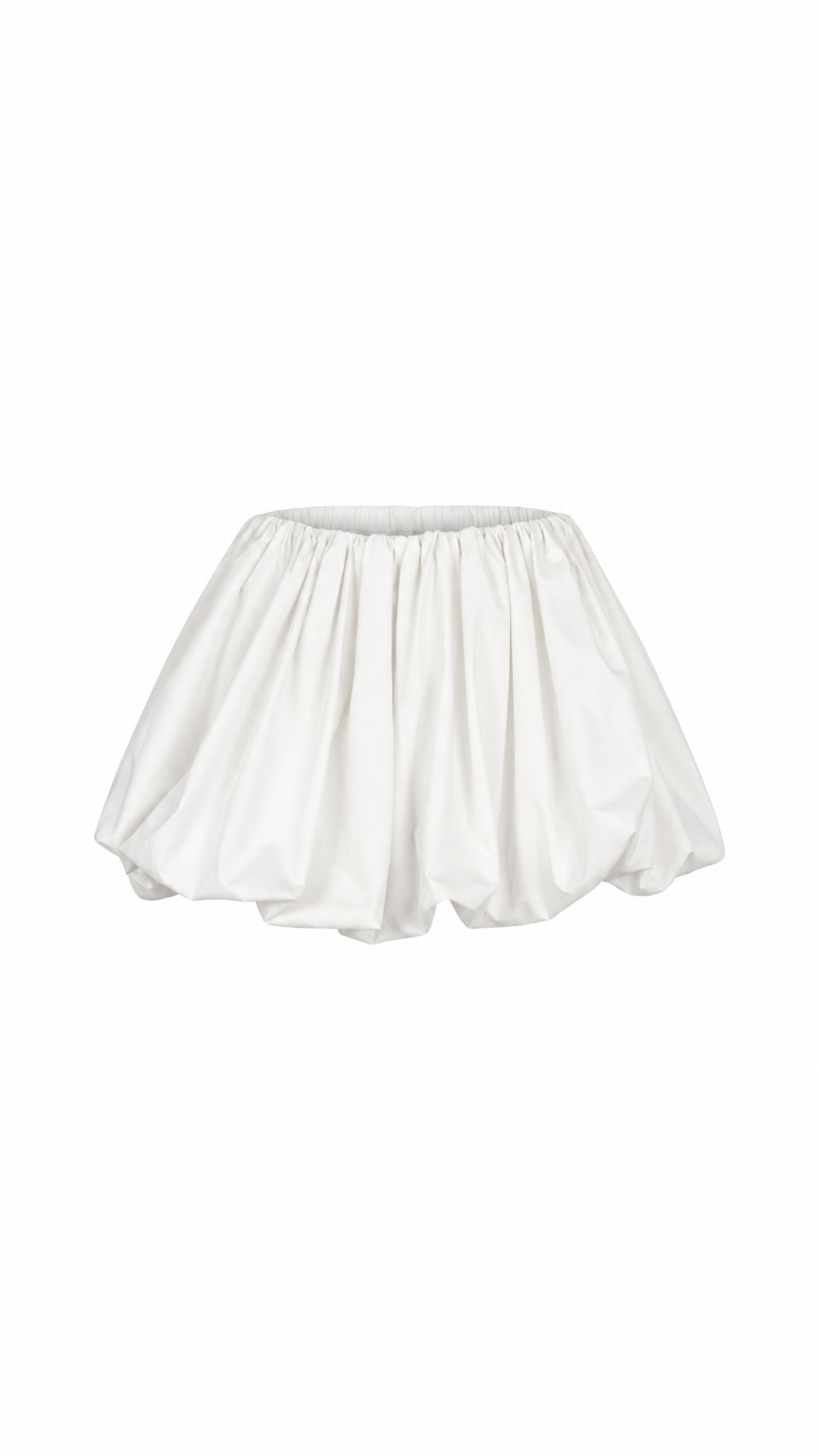 BLOOM mini white SKIRT