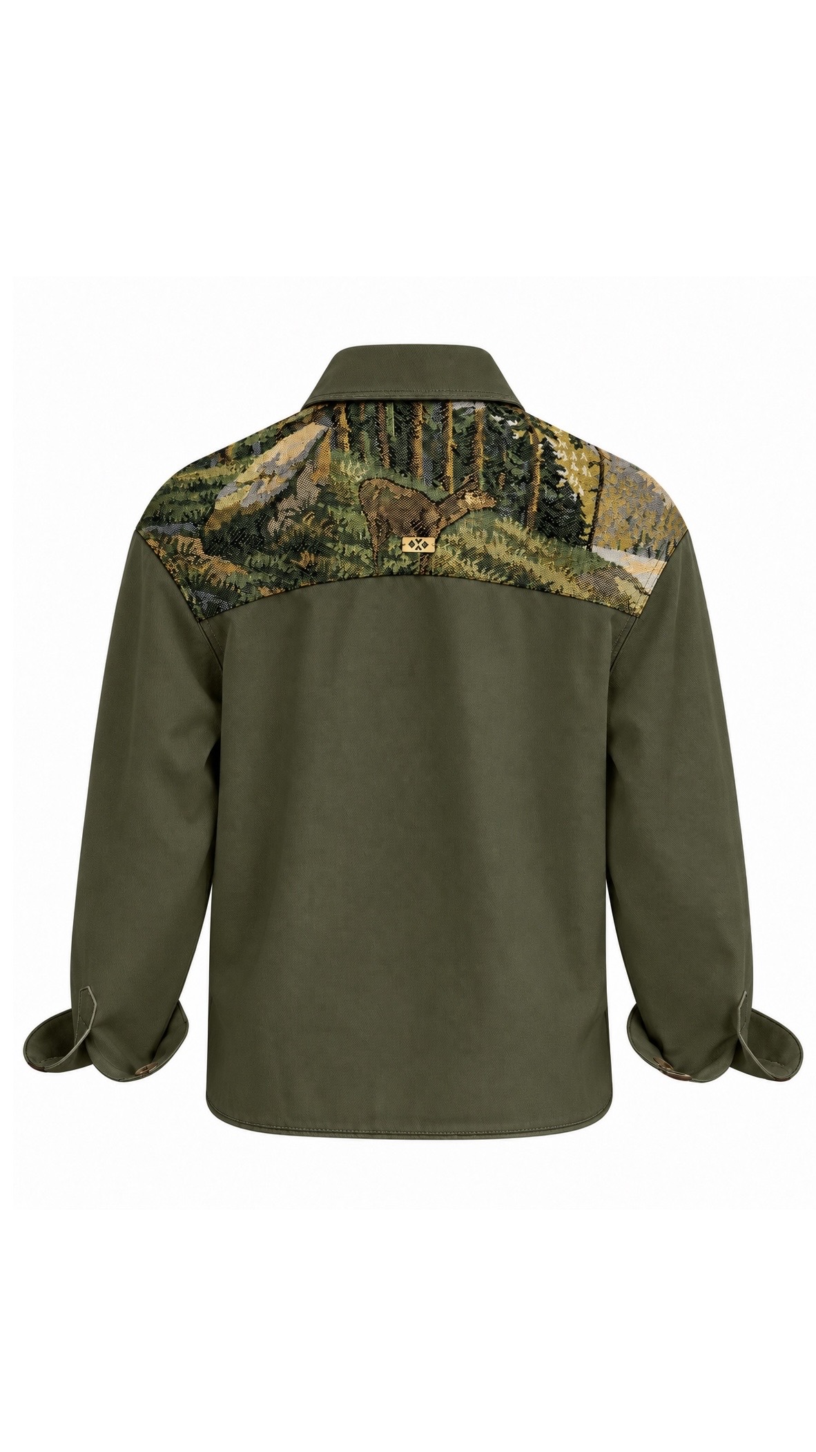 DENIM FOREST moss shirt - Image 2