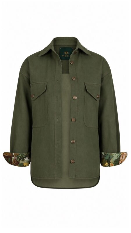 DENIM FOREST moss shirt