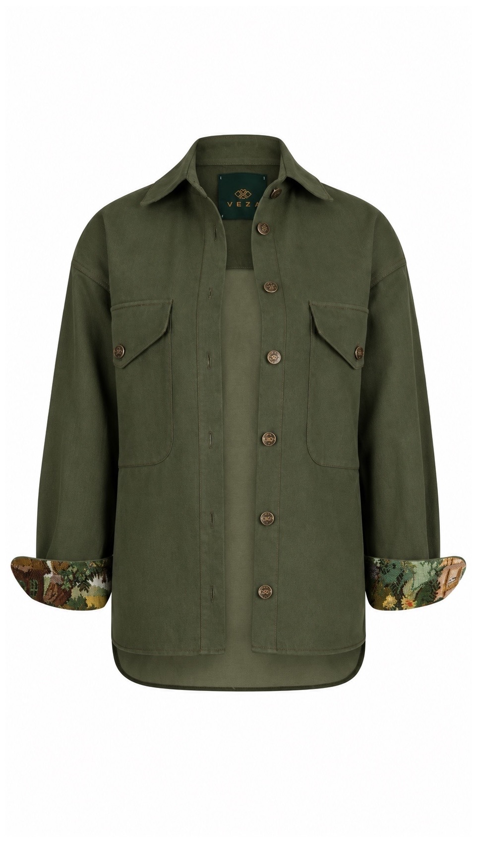 DENIM FOREST moss shirt